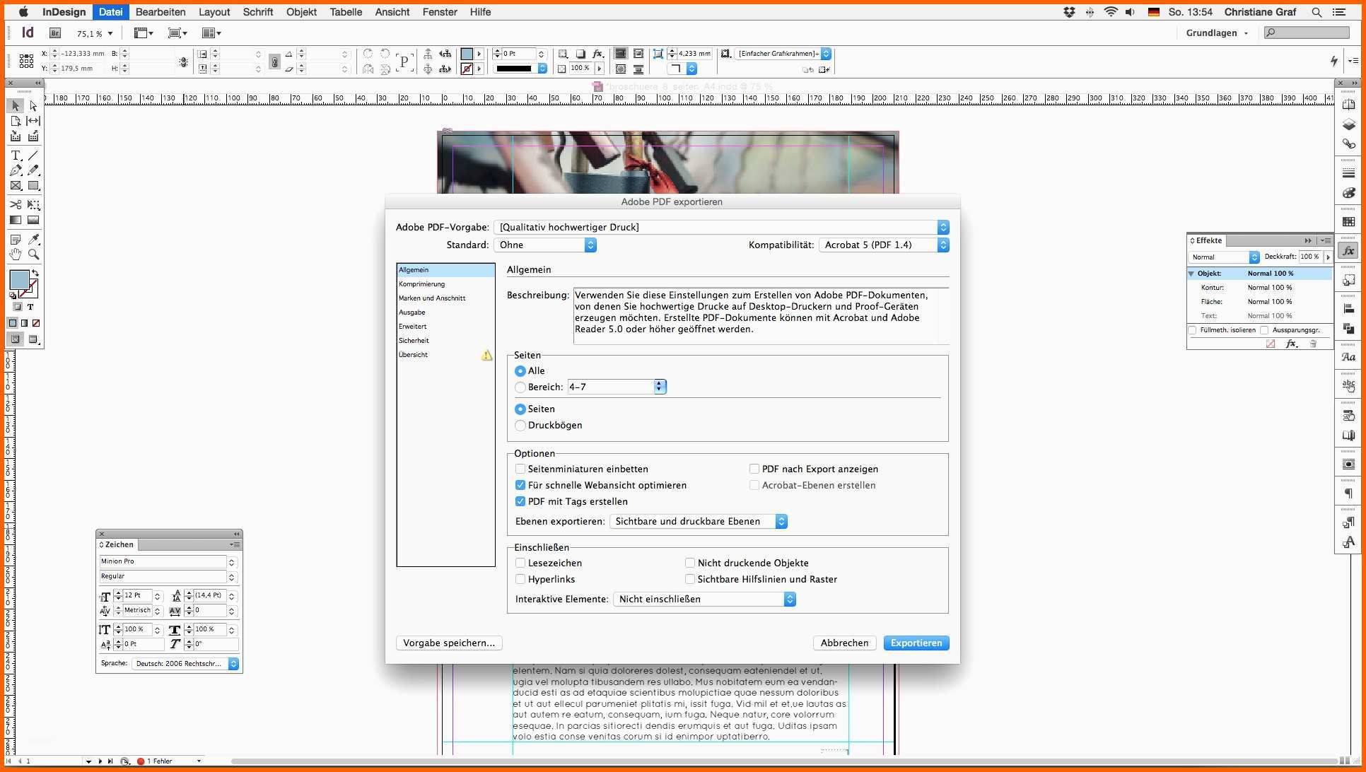 Perfekt Indesign Vorlage Broschüre Kostenlos 46 Erstaunliche