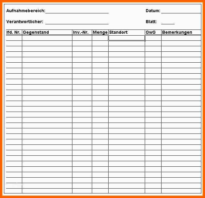 Perfekt Inventur Excel Vorlage Freeware – De Excel