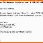 Perfekt Kündigungsschreiben Postbank Vorlage 30 Neu Fotos Du