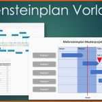 Perfekt Meilensteinplan Vorlage Excel &amp; Powerpoint