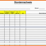 Perfekt Pdf Und Excel Vorlage Für Ihre Zeiterfassung 2016 Timr