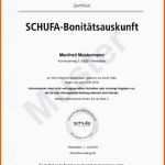 Perfekt Schufa Bonitätsauskunft Bonitätsauskunft Als Bonitätsnachweis