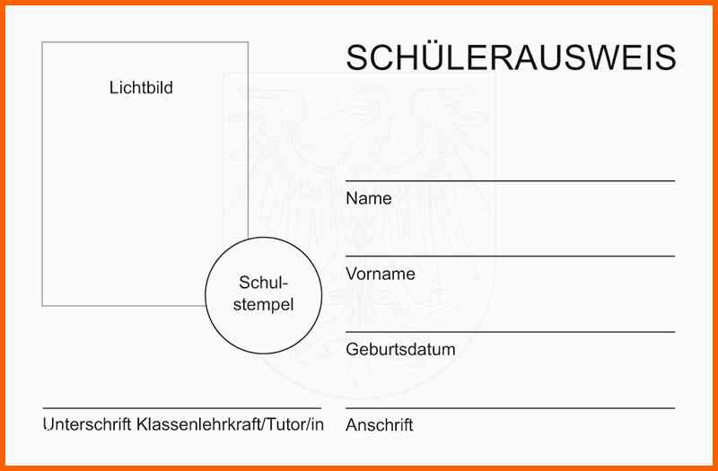 Perfekt Schülerausweis Brandenburg Scheckkartenformat Seibert