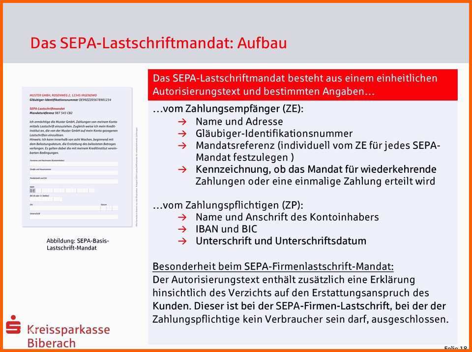 Perfekt Sepa Lastschriftmandat Vorlage Inspirierend Sepa