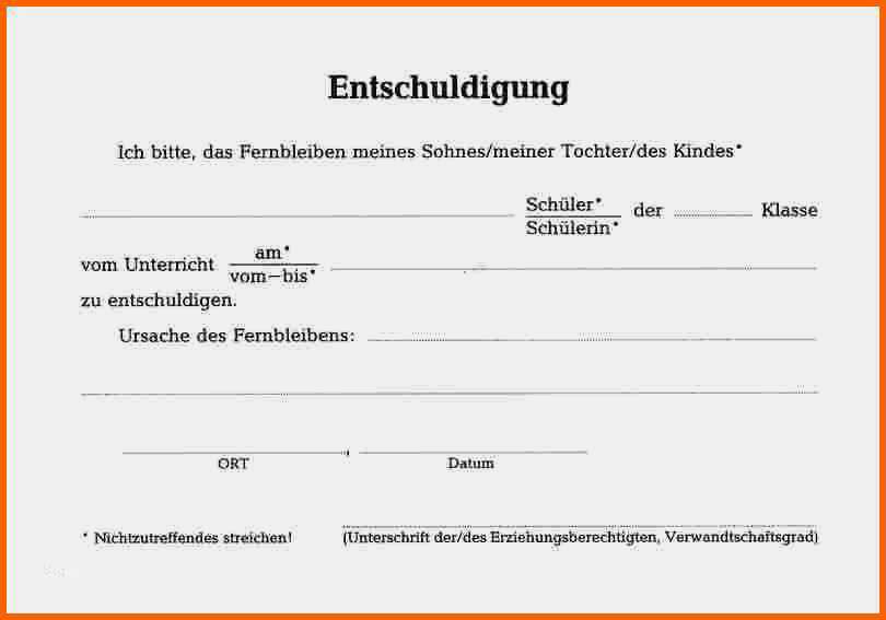 Perfekt Sportbefreiung Vorlage Schön Entschuldigung Schule Vorlage