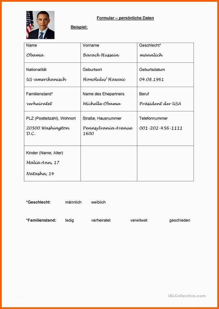 Perfekt steckbrief Englisch Muster 89 Images Das Bin Ich Kostenlos 