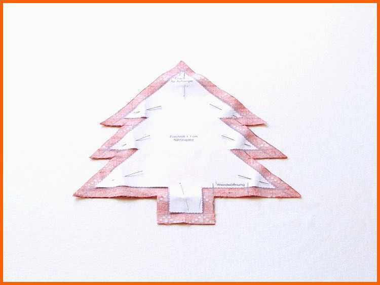 Perfekt Tannenbaum Anhänger Aus Fahnentuch Nähen ...