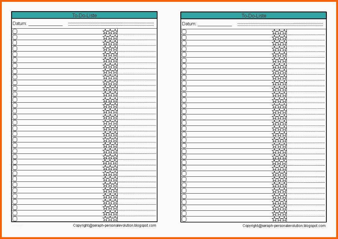 to do liste vorlage excel kostenlos