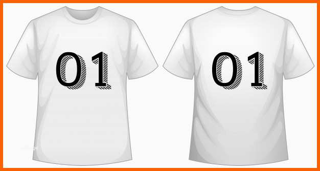 Perfekt Weiße T Shirt Vorlage Mit Vorder Und Rückseite