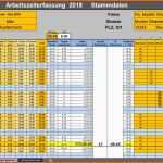 Phänomenal 14 Arbeitszeiterfassung Excel Kostenlos