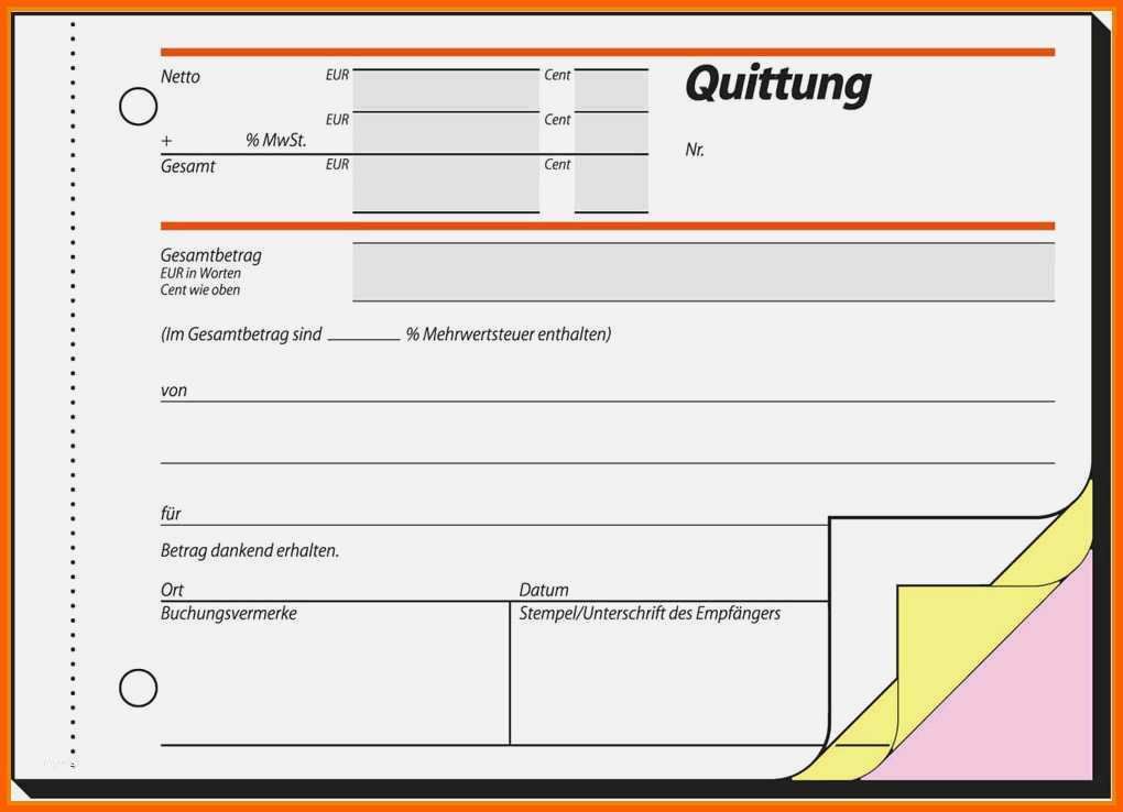Phänomenal 17 Quittung Ohne Mwst Vorlage