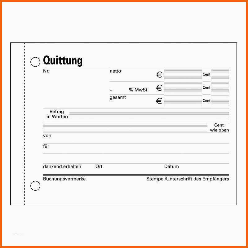Phänomenal 18 Quittung Ohne Mwst Vorlage