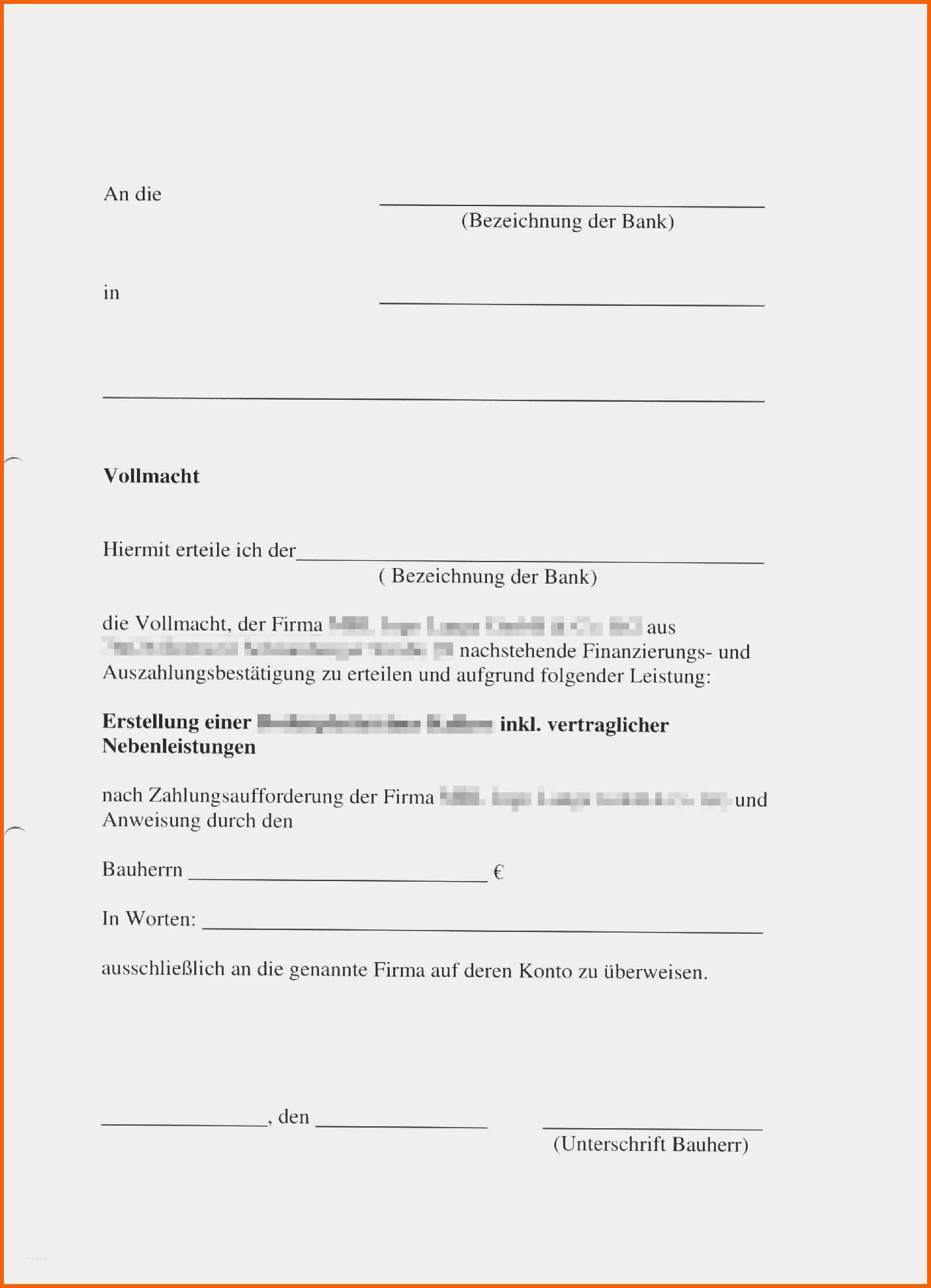 Phänomenal 38 Editierbar Vorlage Generalvollmacht