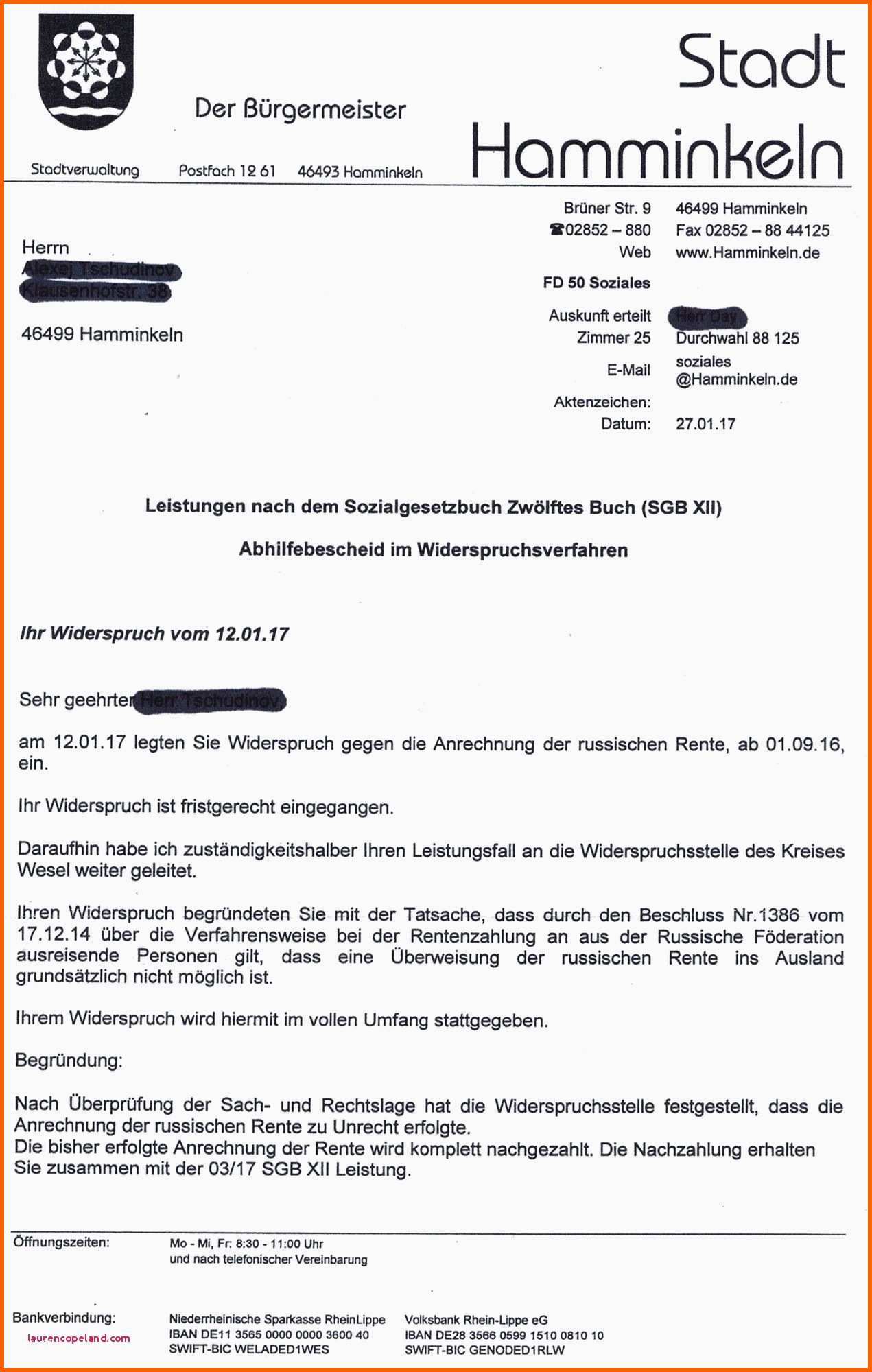 Phänomenal 40 Vorlage Widerspruch Jobcenter Laurencopeland