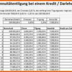 Phänomenal 54 Best Excel Vorlage Tilgungsplan Bilder