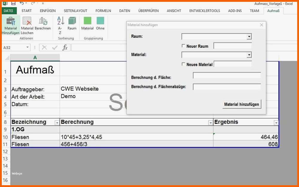 Phänomenal Aufmaß Vorlage Pdf Wunderbar Excel Vorlage Für Aufmaß G Book