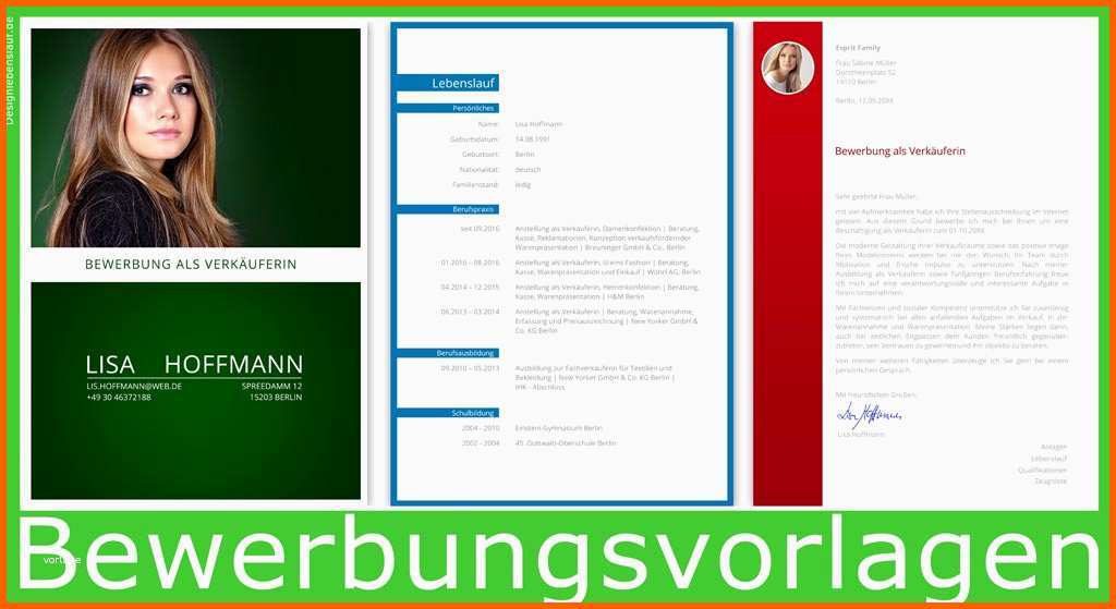 Phänomenal Bewerbung Deckblatt Mit Anschreiben Und Lebenslauf