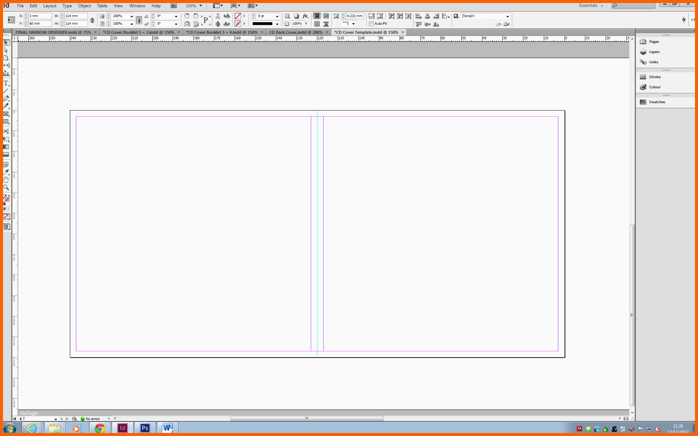 Phänomenal Cd Booklet Template