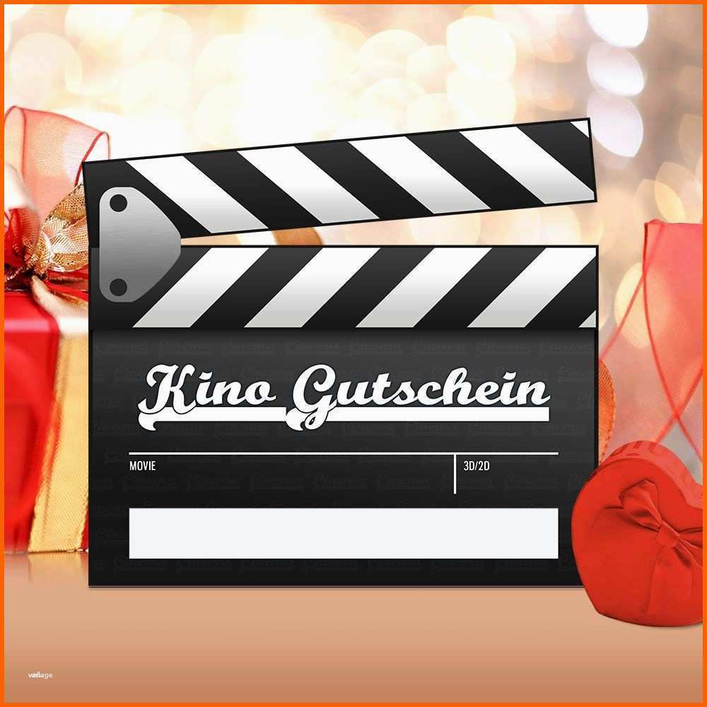 Phänomenal Gutschein Design Vorlage Gut Kino Gutschein Pdf 15 X 14 Cm