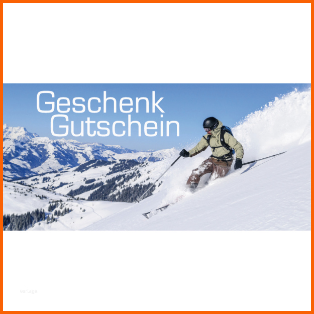 Phänomenal Gutschein Reisen Wintersport | Kostenlos Vorlagen