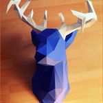 Phänomenal Hirschtrophäe – Papercraft – Verenas Little World