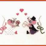 Phänomenal Hochzeitsmäuse Kreuzstich Stickvorlage Zum Sticken