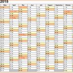 Phänomenal Kalender 2015 Word Zum Ausdrucken 16 Vorlagen Kostenlos
