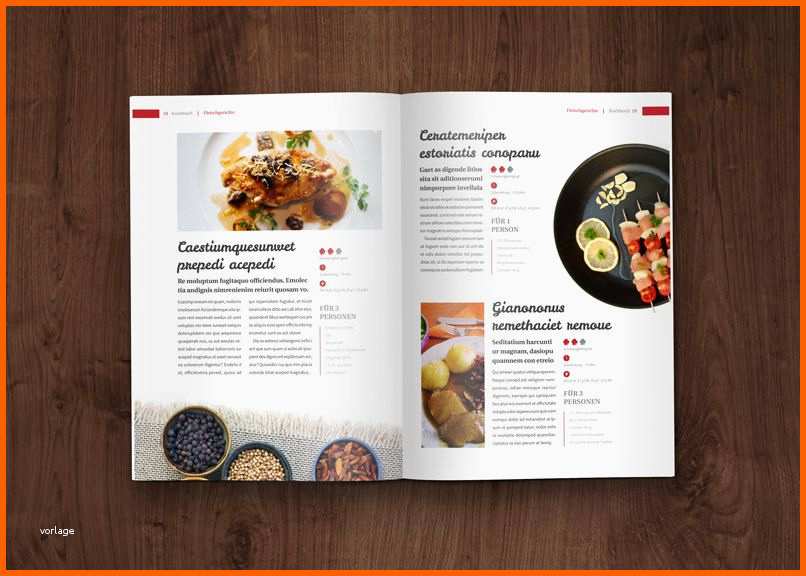 Phänomenal Kochbuch Und Rezeptbuch Vorlage – Designs & Layouts Für