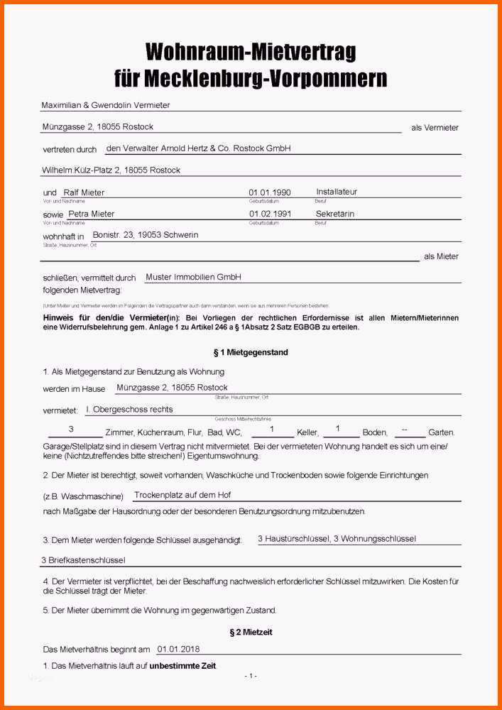 Phänomenal Kündigung Mietvertrag Vorlage Kostenlos Pdf Phänomenal 52