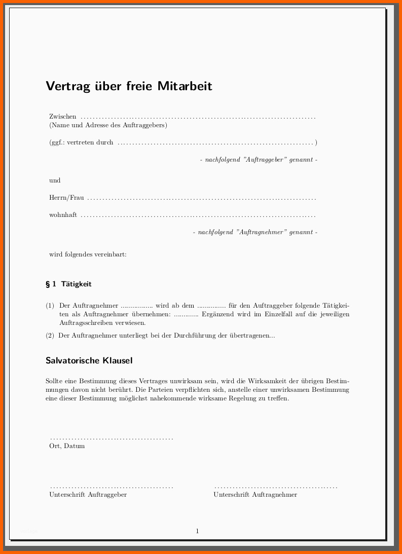 Phänomenal Latex Vorlage Für Verträge – Meinnoteblog S Blog