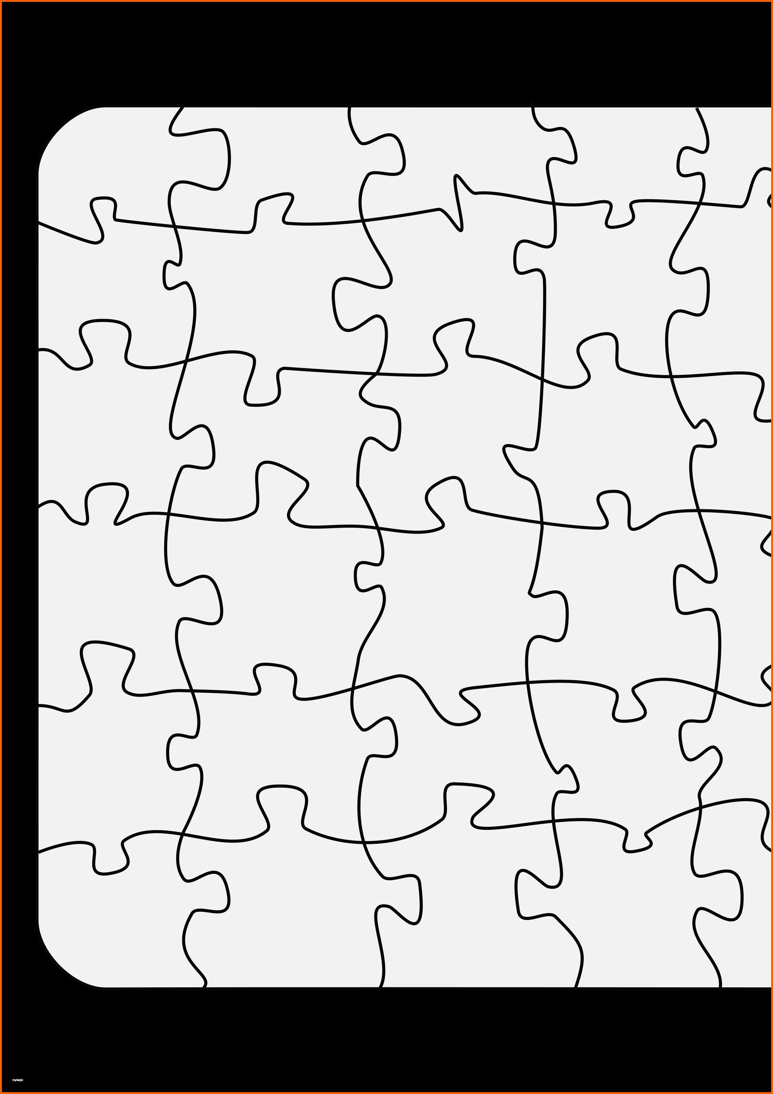 Phänomenal Leeres Puzzle Vorlage Wunderbar Ein Puzzle Für Das