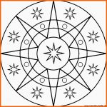 Phänomenal Mandala Sterne Kostenlose Stern Vorlage Zum
