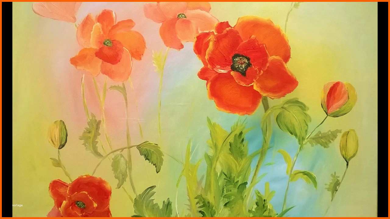 Phänomenal Mohnblume Malen