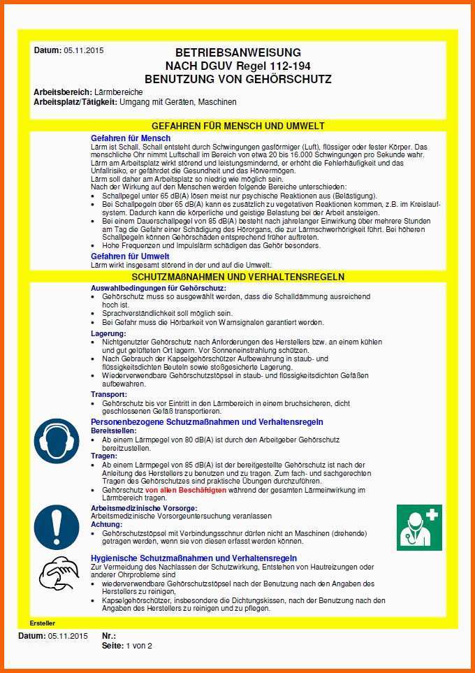 Phänomenal Muster Betriebsanweisungen Plus Die Neue software