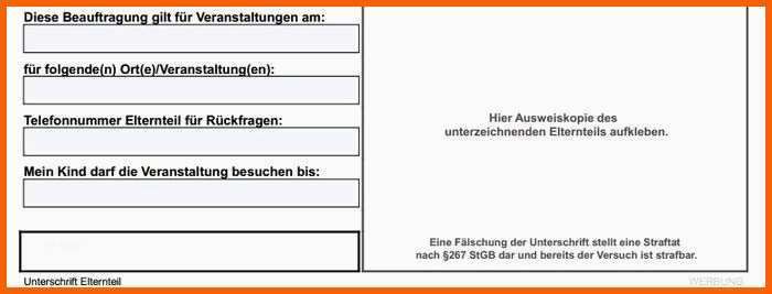 Phänomenal Muttizettel Ohne Begleitperson
