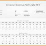 Phänomenal Numbers Vorlage Einnahmen Überschuss Rechnung 2013 Mit Ust