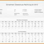 Phänomenal Numbers Vorlage Einnahmen Überschuss Rechnung 2013 Mit Ust