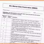 Phänomenal Phänomenal Mini Mental Test Vorlage Für 2019
