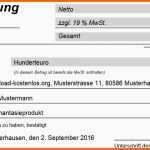 Phänomenal Quittungsvorlage Kostenlos – Gratis Download Für Word