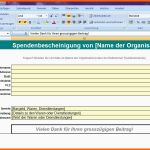 Phänomenal Spendenbescheinigung Vorlage Finanzamt Beste Ziemlich