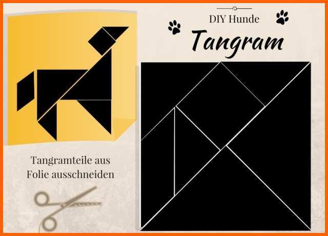 Phänomenal Tangram Vorlagen Für Leckerlidose