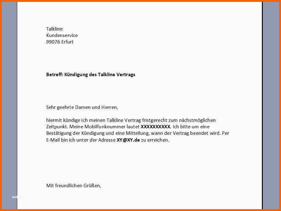 Phänomenal Verein Kündigung Vorlage Schön Kündigung Mietvertrag