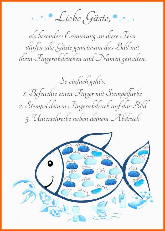 Phänomenal Vorlage Fisch Kommunion Inspiration Genial Kommunionkarten