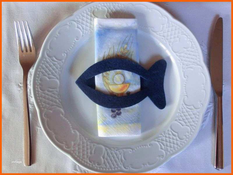 Phänomenal Vorlage Fisch Kommunion Taufe Fisch Vorlage