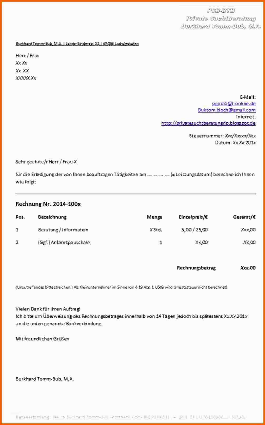 Phänomenal Vorlage Rechnung Privatperson 9 Rechnung Schweiz Muster