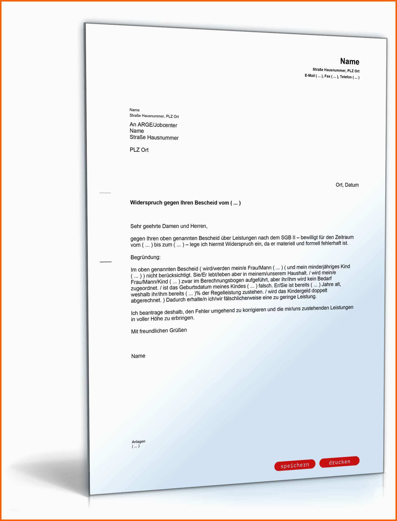 Phänomenal Widerspruch Gegen Rechnung Muster Widerspruch Ablehnung
