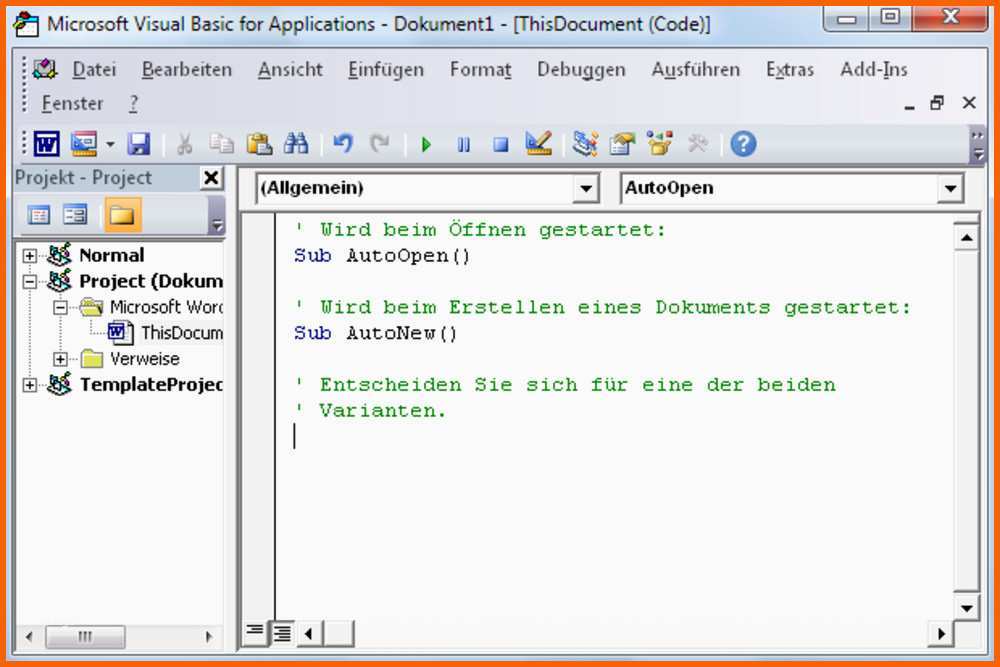 Phänomenal Word Makro Beim Erstellen Des Dokuments Ausführen Pctipp 1 Phänomenal Word Makro Beim Erstellen Des Dokuments Ausführen Pctipp