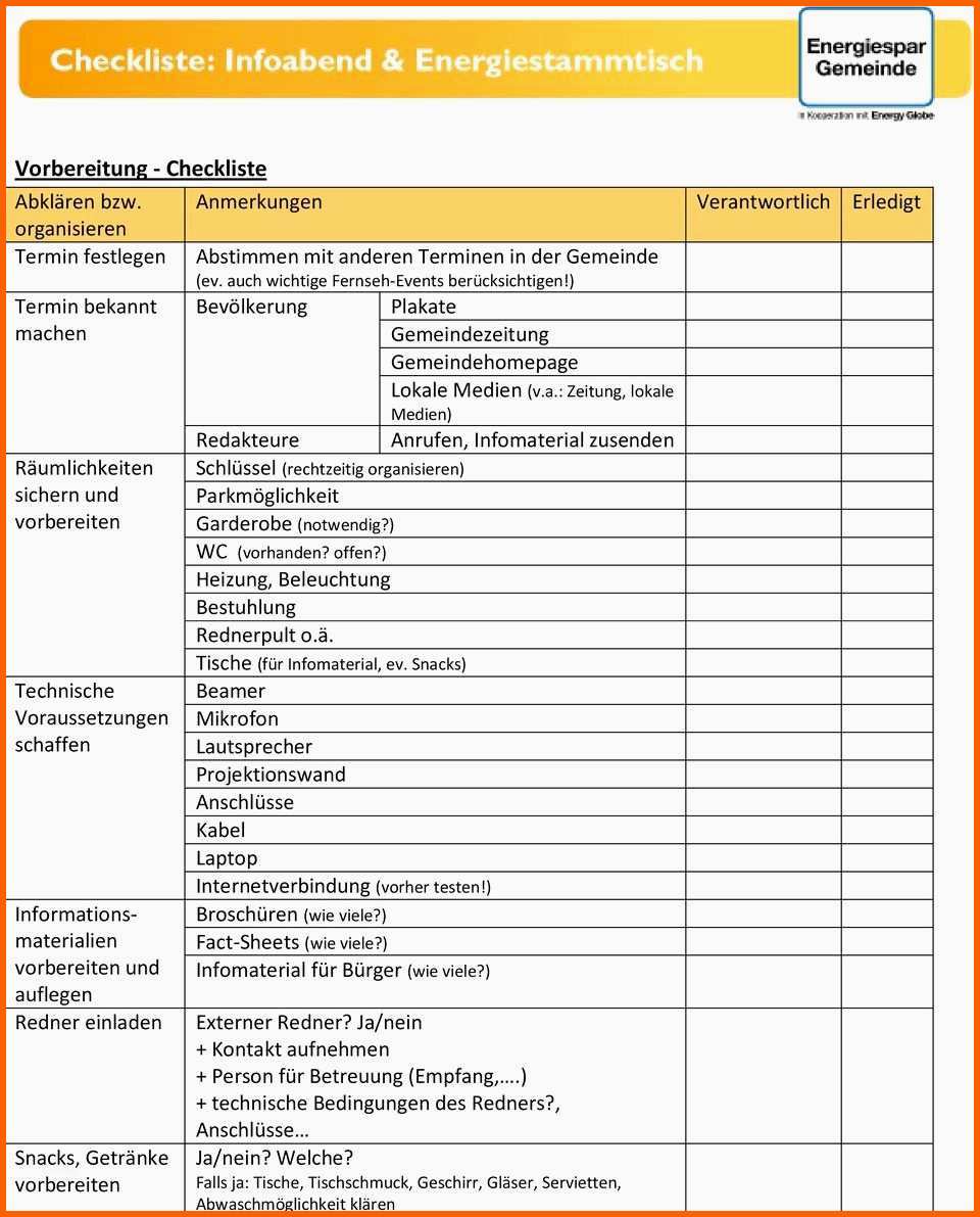 Schockieren 10 Checkliste Schablone Excel