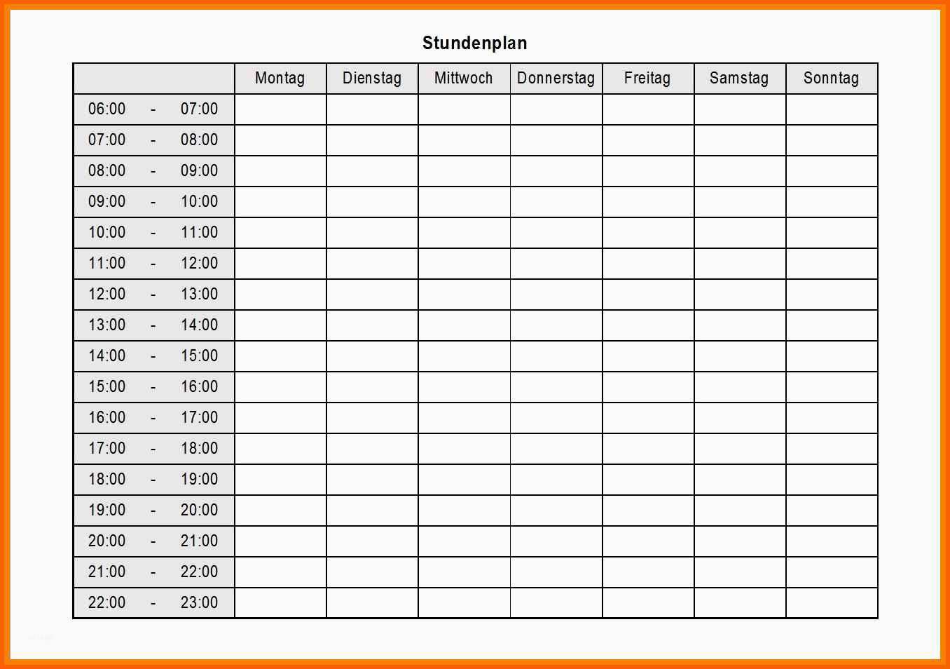 Schockieren 10 Wochenplan Für Kinder Zum Ausdrucken - Kostenlos