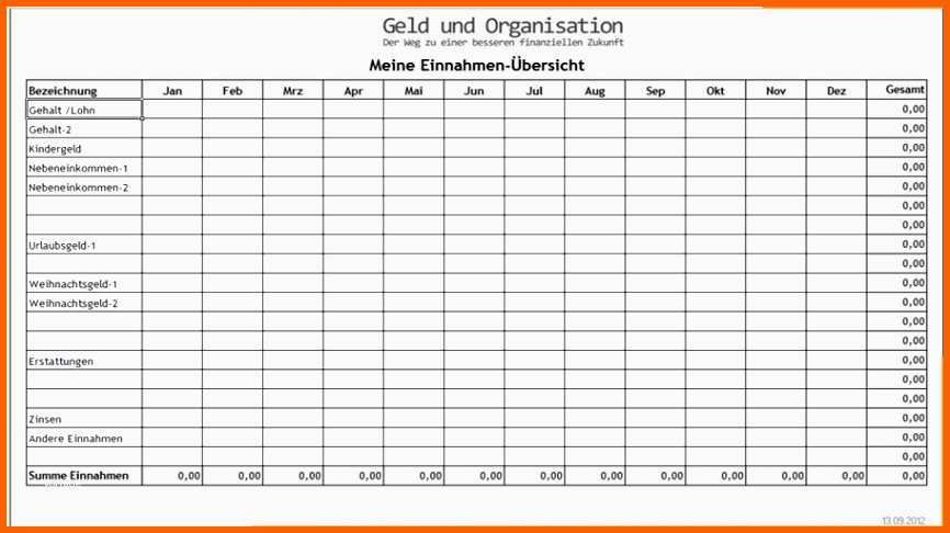 Schockieren 16 Excel Tabelle Einnahmen Ausgaben Vorlage Vorlagen123